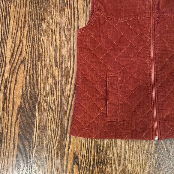 Vintage Rust Quilted Vest - Picture 3 of 7
